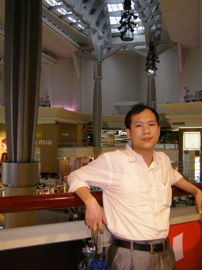 GS Đồng chụp tại tòa nhà 1-0-1 Taiwan. Ảnh: NVCC