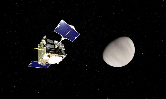 Akatsuki, tàu vũ trụ duy nhất đang hoạt động trên quỹ đạo sao Kim. Ảnh: NASA