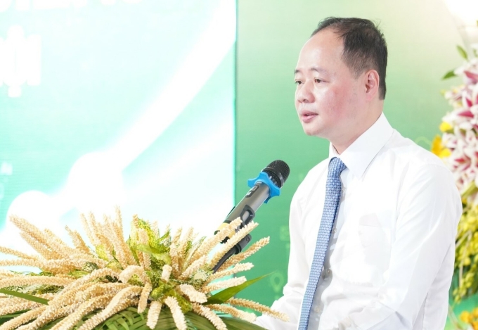 Thứ trưởng Bộ Khoa học và Công nghệ Trần Hồng Thái phát biểu tại hội thảo. Ảnh: MOST