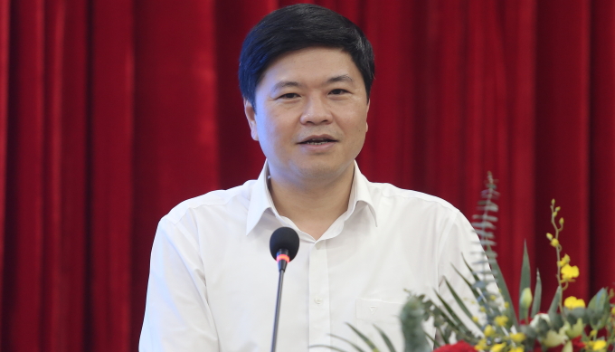 Phó Chủ tịch UBND TP Hải Phòng Hoàng Minh Cường phát biểu tại lễ ký kết. Ảnh: Kim Bách