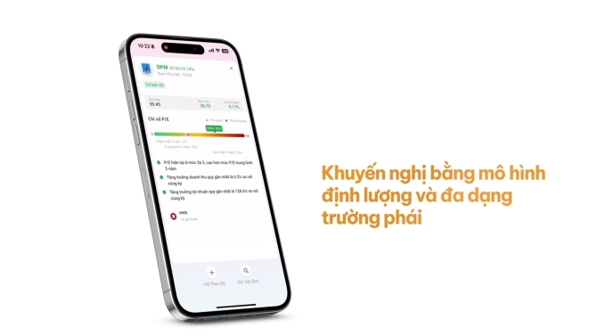 giao diện giải pháp trợ lý chứng khoán ảo của nhóm. Ảnh: Nhóm tác giả