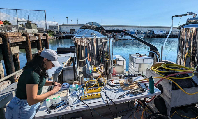 Nguyên mẫu lò phản ứng do Calcarea phát triển. Ảnh: Calcarea