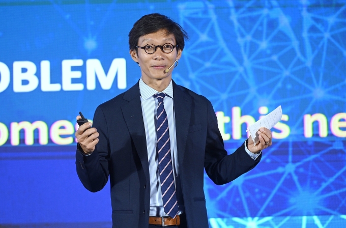 Ông Phinith Chanthalangsy phát biểu tại sự kiện. Ảnh: Giang Huy