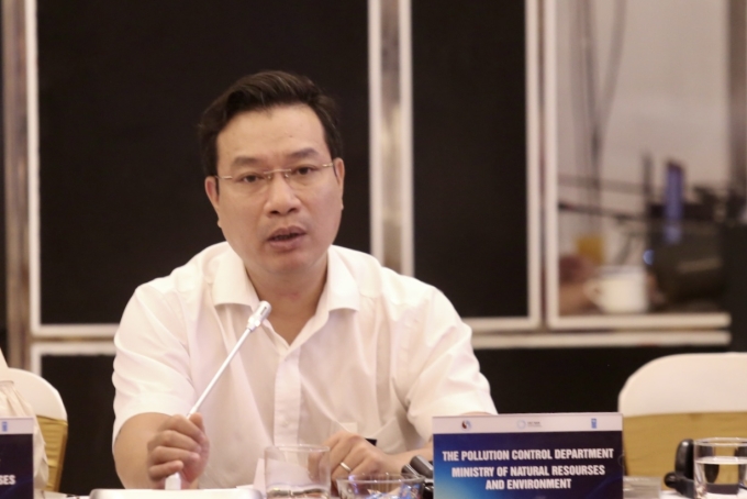 Ông Hồ Kiên Trung nói tại hội thảo sáng 16/9. Ảnh: Gia Chính