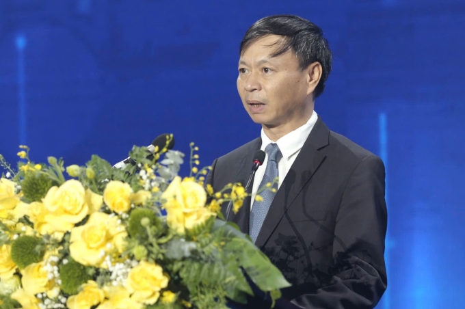 Thứ trưởng Bộ Khoa học và Công nghệ Hoàng Minh phát biểu tại diễn đàn. Ảnh: BTC