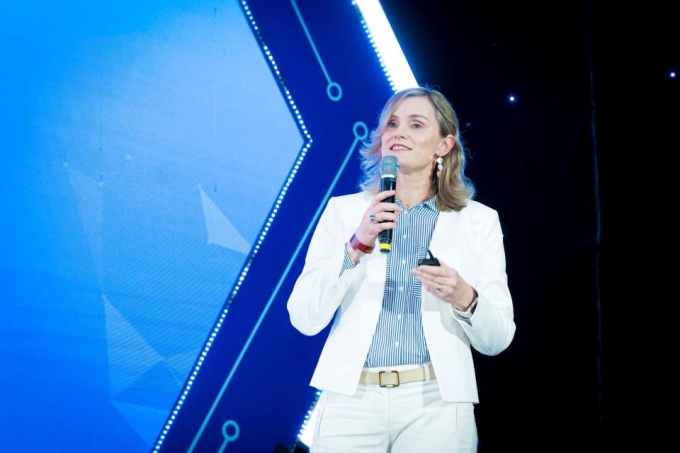 GS. Alta Schutte mang tới tọa đàm khoa học VinFuture nhiều sáng kiến mới trong điều trị huyết áp và đột quỵ. Ảnh: Vinfuture