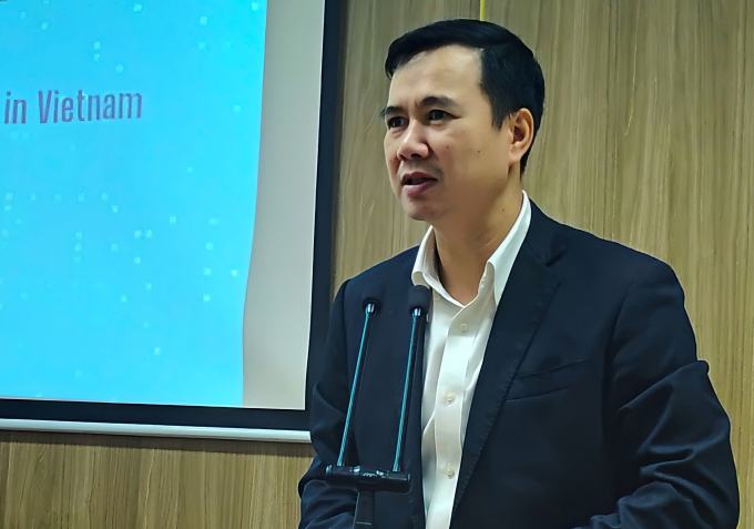 Thứ trưởng Bùi Thế Duy phát biểu tại hội thảo ngày 12/12. Ảnh: BTC