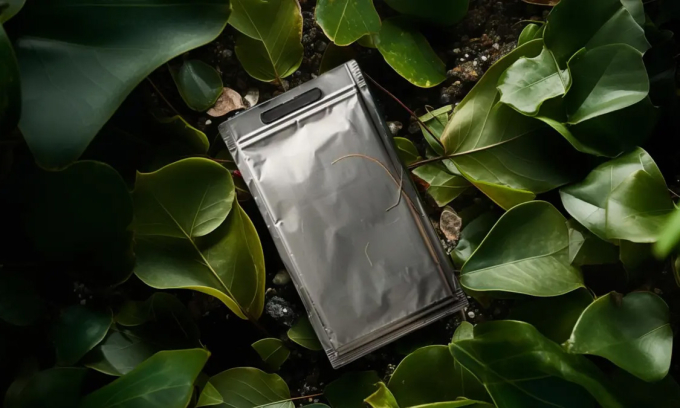 Pin giấy phân hủy sinh học của Flint. Ảnh: Flint