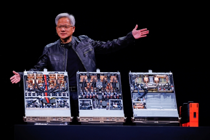 Jensen Huang, CEO Nvidia tại Triển lãm Computex 2024 tại Đài Loan, hồi tháng 6/2024. Ảnh: Khương Nha