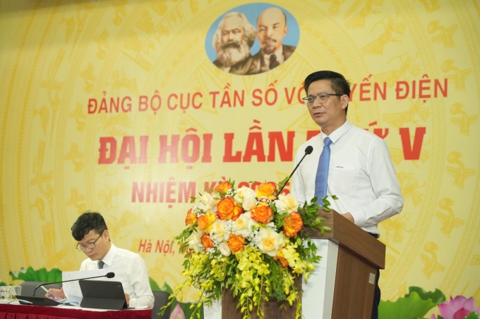 Ông Lê Văn Tuấn - Cục trưởng, Bí thư Đảng ủy Cục Tần số vô tuyến điện. Ảnh: Cục TS