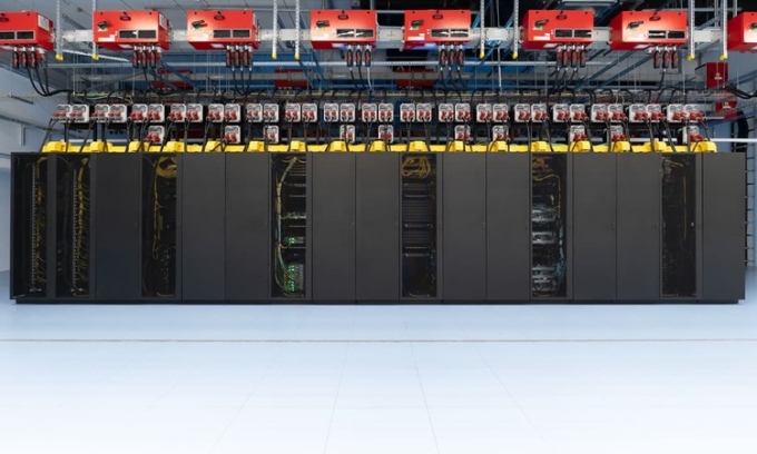 Siêu máy tính Otus ở Đại học Paderborn. Ảnh: Đại học Paderborn