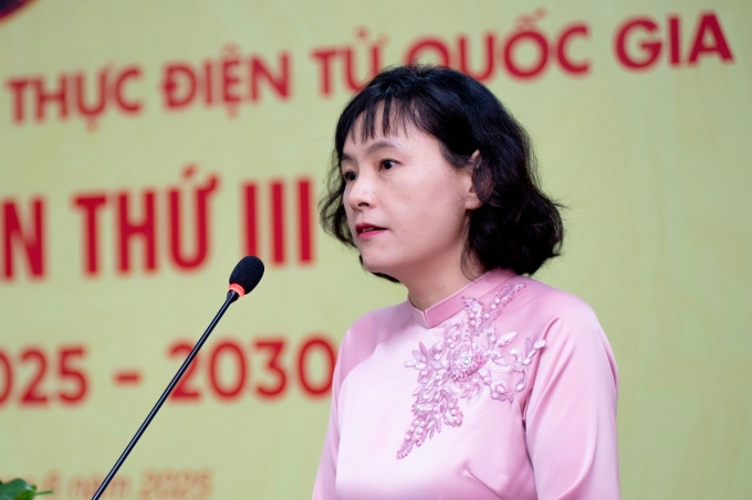 Bà Tô Thị Thu Hương, Bí thư Chi bộ, Giám đốc Trung tâm Chứng thực điện tử quốc gia. Ảnh: Thảo Anh