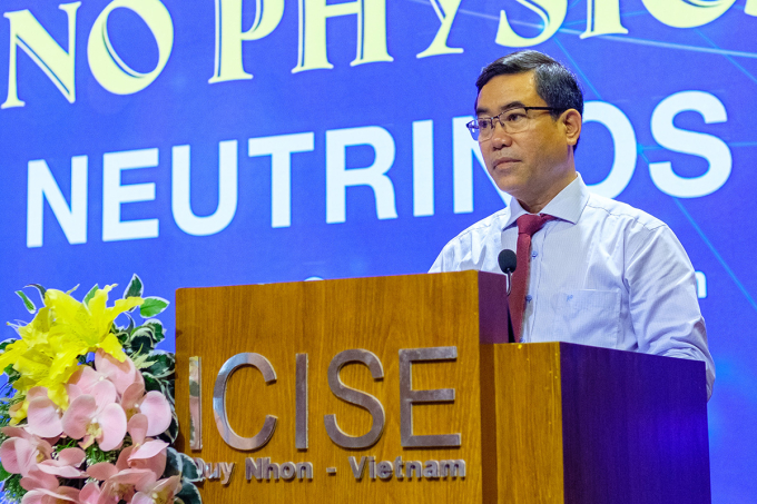 Tiến sĩ Nguyễn Hữu Hà, Phó giám đốc Sở Khoa học Công nghệ tỉnh Gia Lai phát biểu tại hội nghị. Ảnh: ICISE