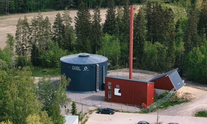 Hệ thống pin cát của công ty Polar Night Energy. Ảnh: Polar Night Energy