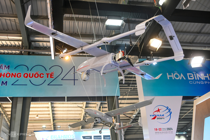 Một số loại máy bay không người lái do Tập đoàn Viettel phát triển. Ảnh: Giang Huy