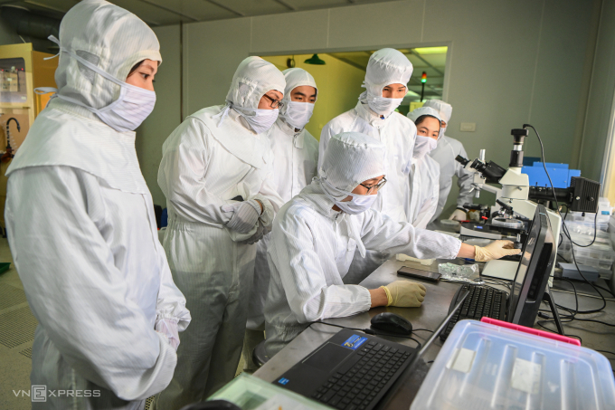 Trung tâm Nano và Năng lượng, trường Đại học Khoa học Tự nhiên, Đại học Quốc gia Hà Nội, nơi đào tạo và nghiên cứu về bán dẫn. Ảnh: Giang Huy